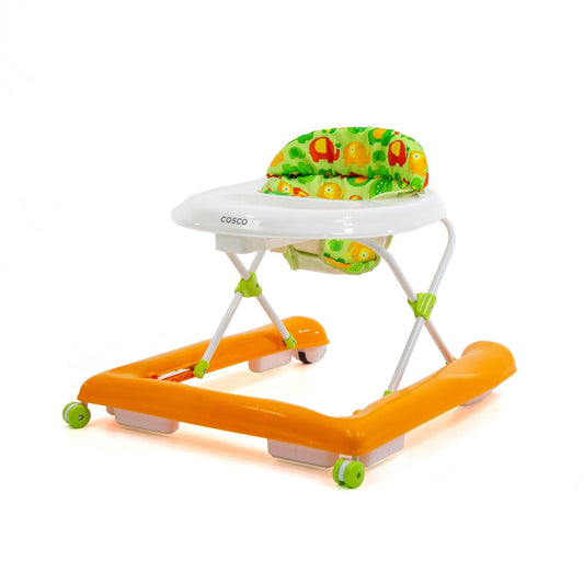 Andador Infantil Follow Laranja e Branco Cosco Kids