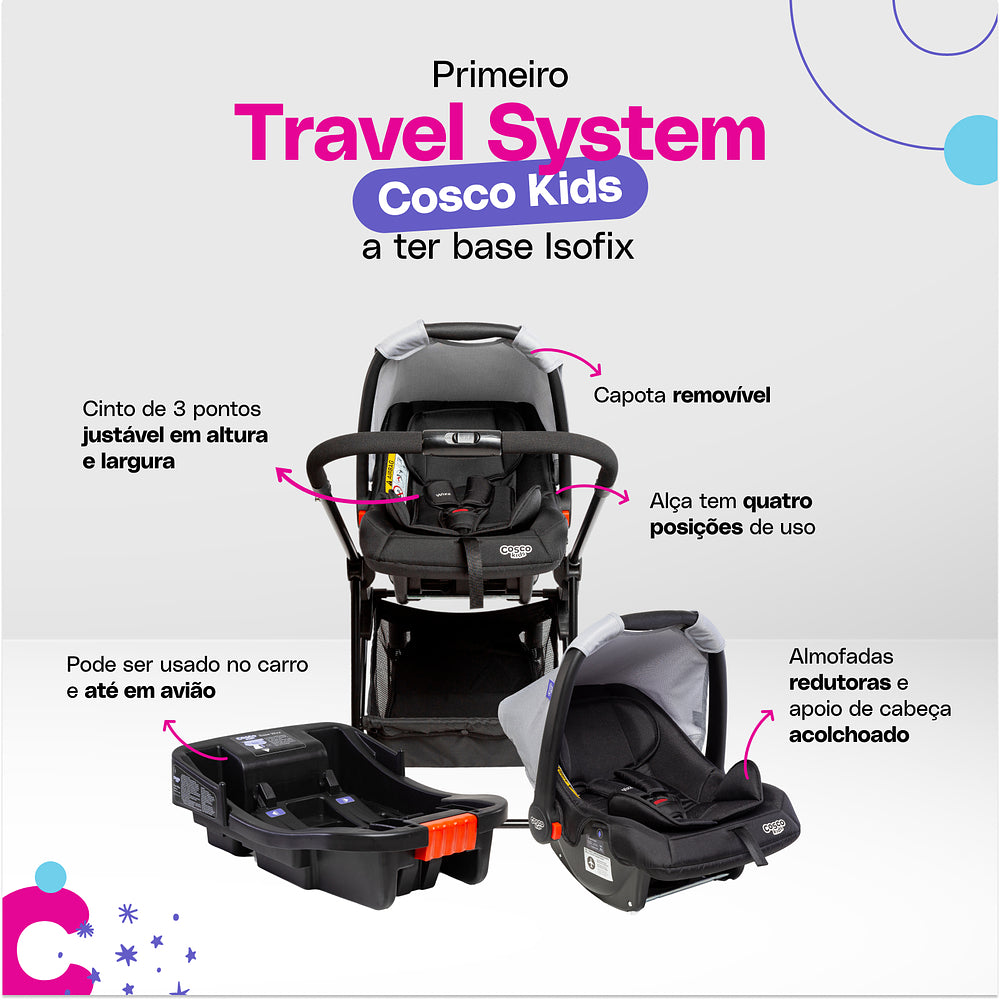 Cosco Kids | Travel System Lummy Trio Isofix