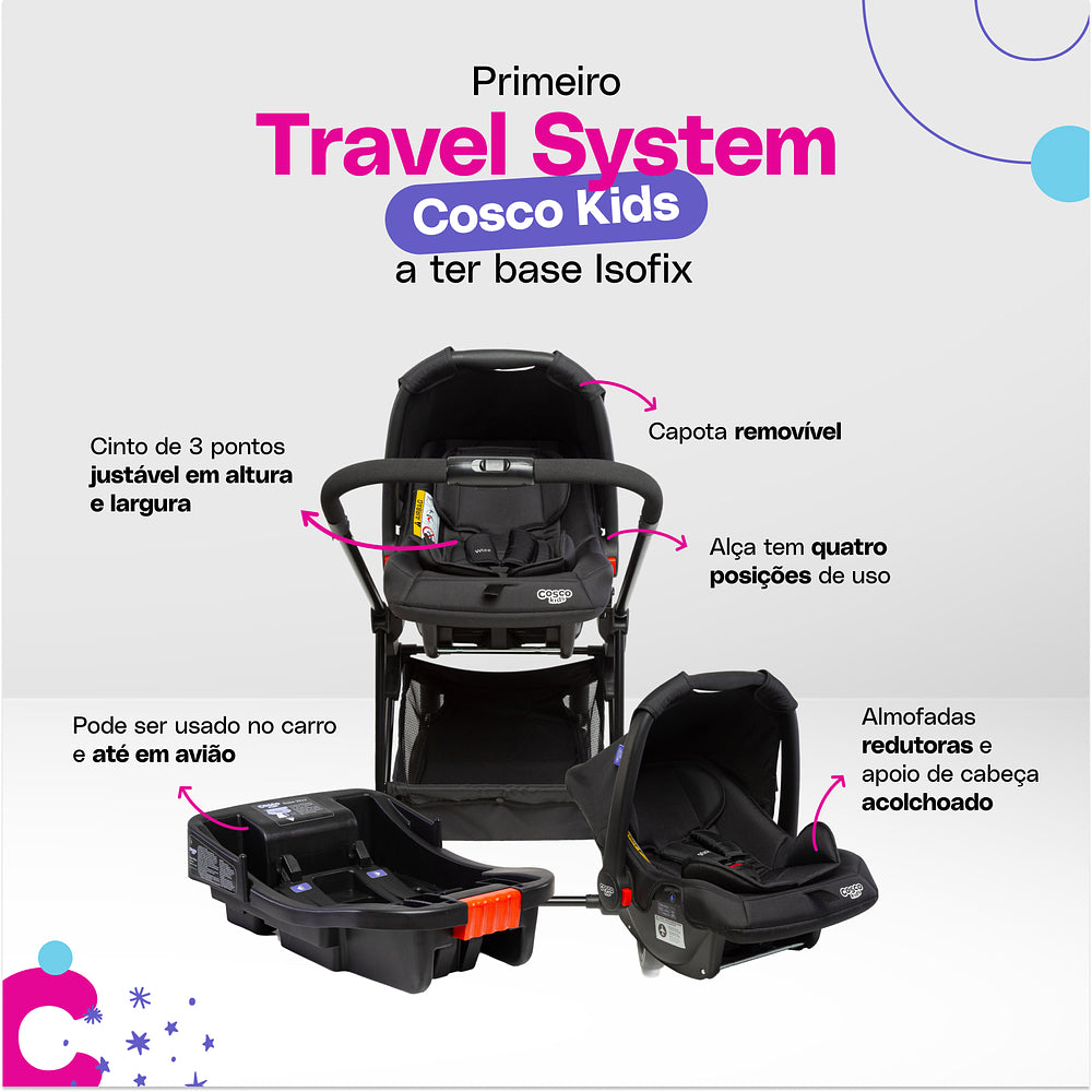 Cosco Kids | Travel System Lummy Trio Isofix